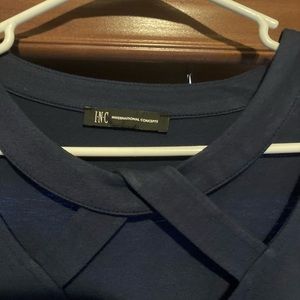 INC Navy Blue womens top